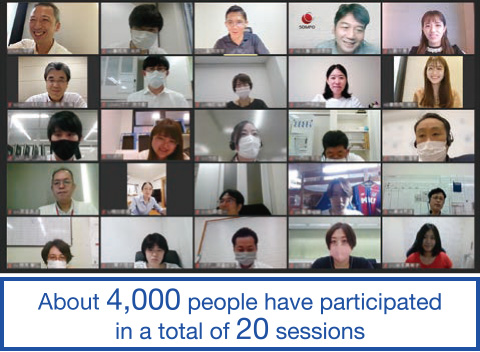 photo:About 4,000 people have participated in a total of 20 sessions