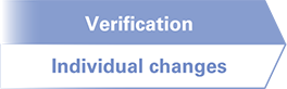 Verification Individual changes